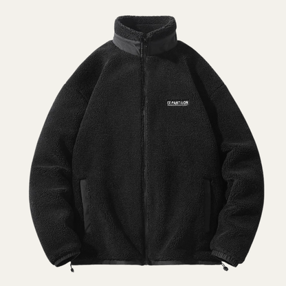 The Capalbio Men's Casual Winter Warm Zip Up Fleece Jacket