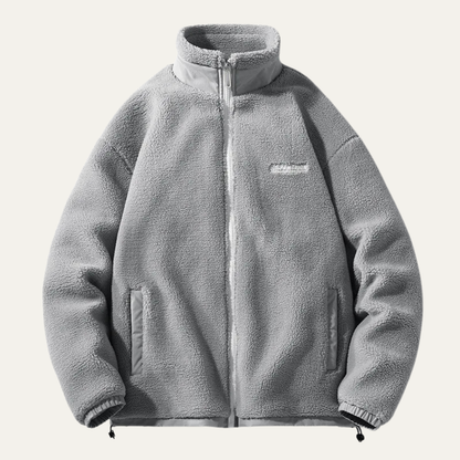 The Capalbio Men's Casual Winter Warm Zip Up Fleece Jacket