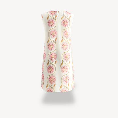 Women's Floral Print Sleeveless Dress
