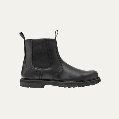 Men’s Hybrid Zipper Chelsea Leather Boots