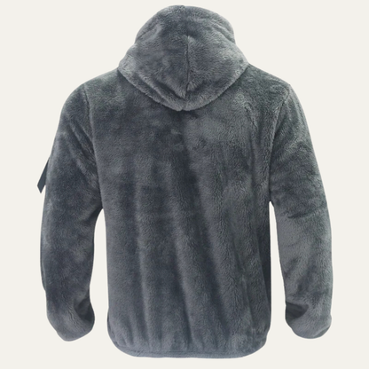 The Firenze Men’s Soft Plush Double Sided Fleece Warm Jacket