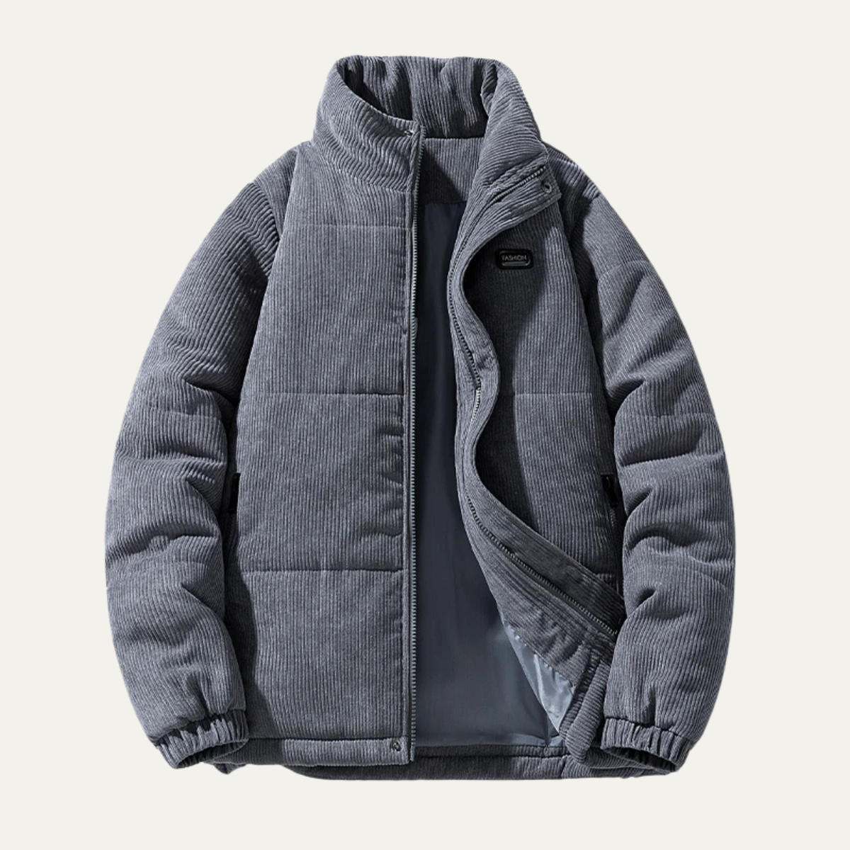 The Bolzano Men's Warm Padded Winte Corduroy Puffer Jacket