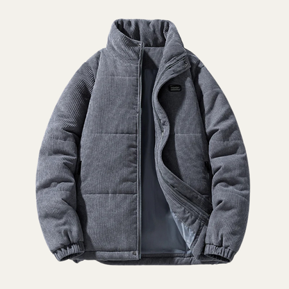 The Bolzano Men's Warm Padded Winte Corduroy Puffer Jacket