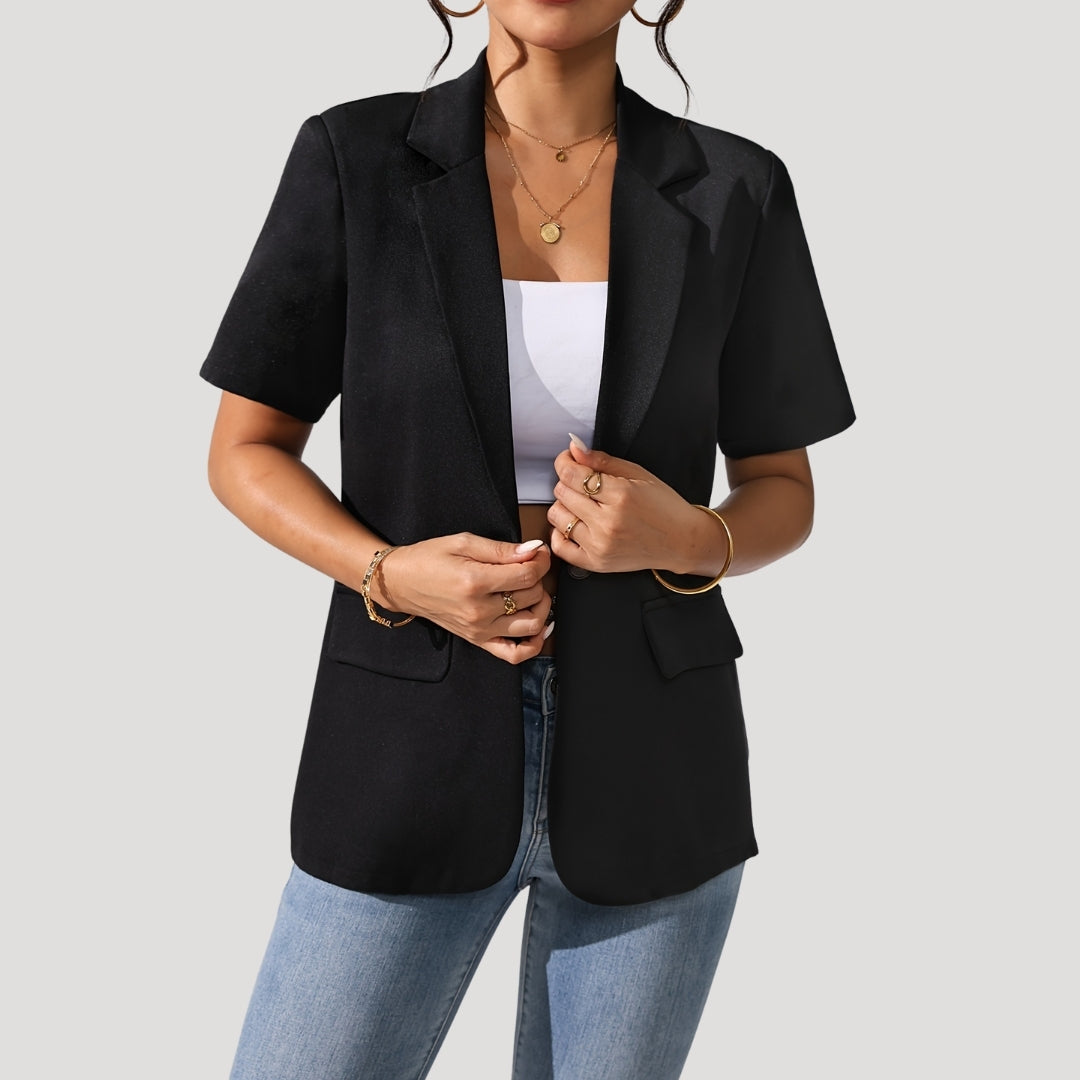 Timeless Black Jacket for Women - BritishElegance