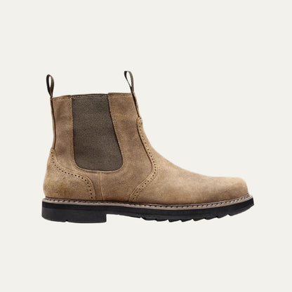 Men’s Hybrid Zipper Chelsea Leather Boots