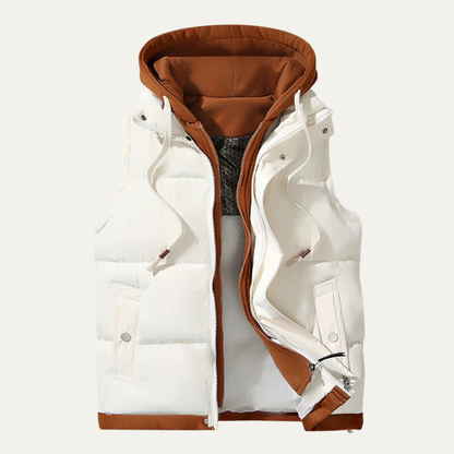 Men’s Full Zip Canvas Bomber Jacket with Spread Collar