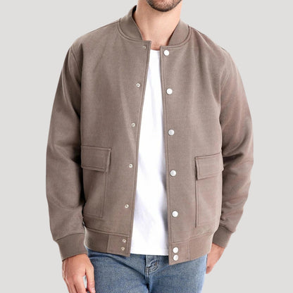 Slim Fit Lightweight Bomber Jacket - BritishElegance