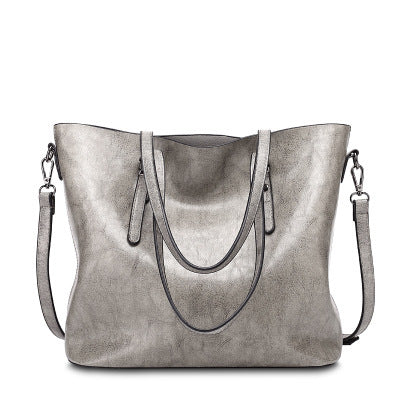 Classic Faux Leather Tote Bag - Spacious and Stylish