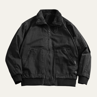 The San Candido Men's Fleece Lined Winter Bomber Cotton Jacket