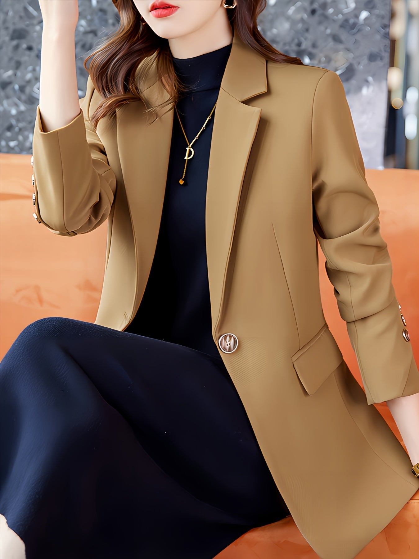 Classy Ladies Long Coat Jacket