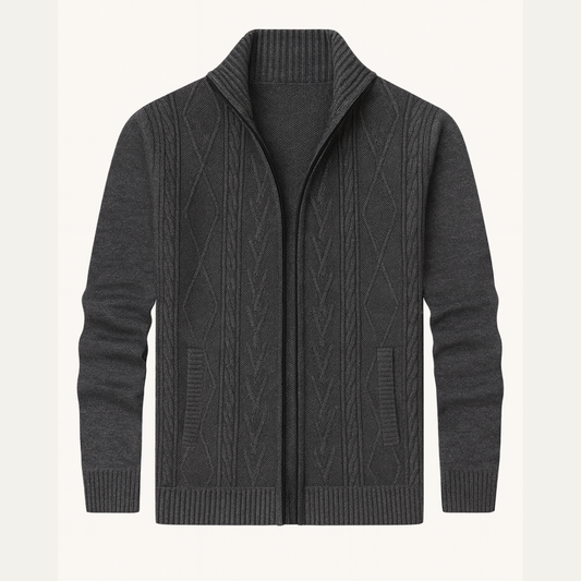 The Dorsoduro Men’s Winter Knitted Zip Up Nordic Cardigan