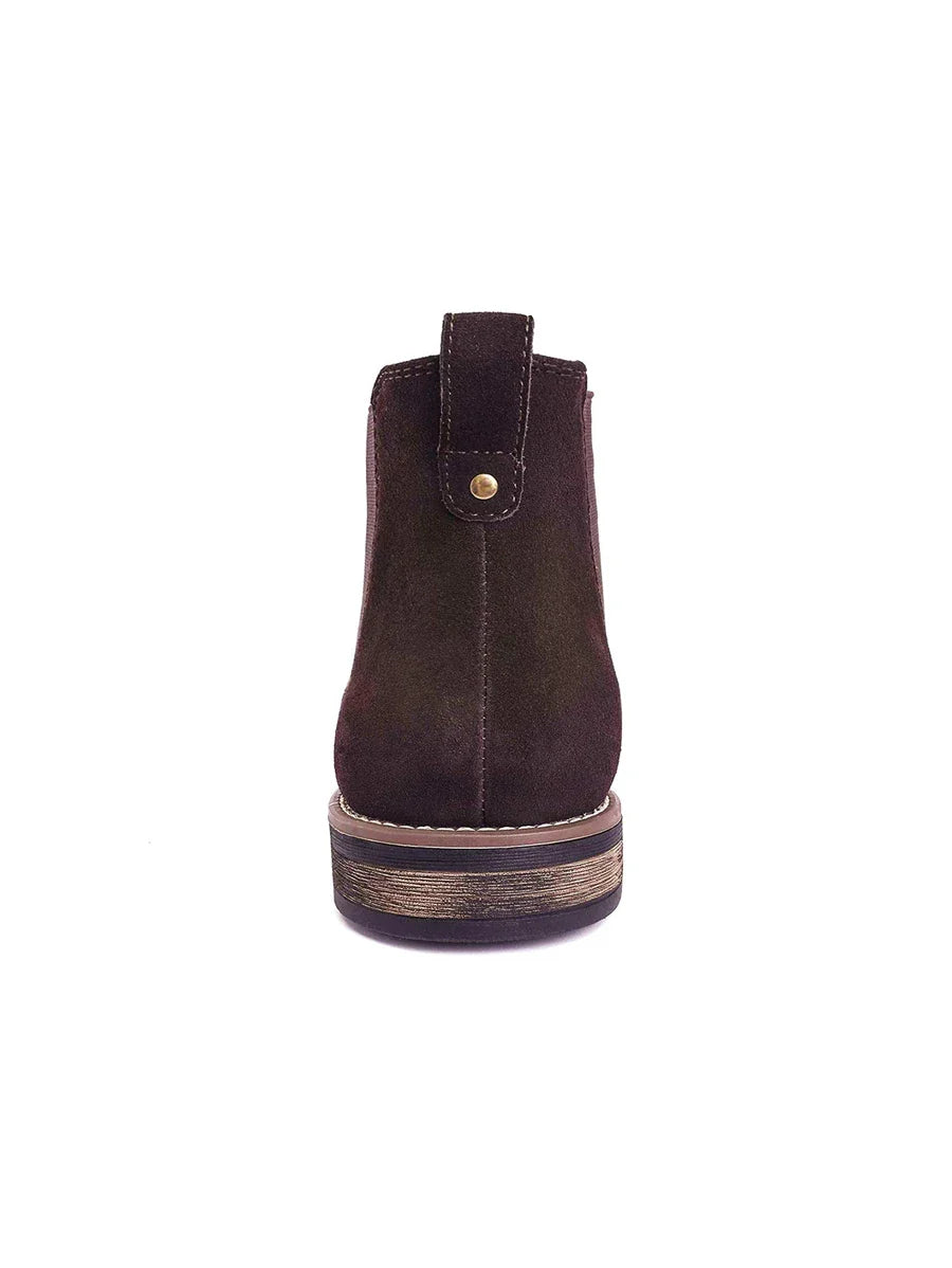 Suede Chelsea Boots Camel
