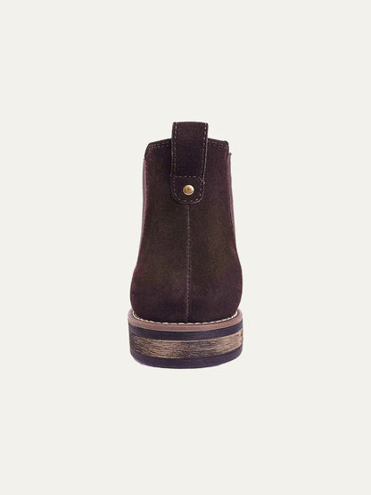 Men’s Rugged Casual Chelsea Boots with Thick Sole
