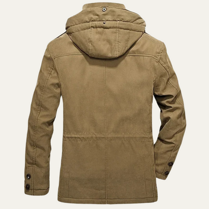 Men’s Sherpa Collar Utility Parka Jacket