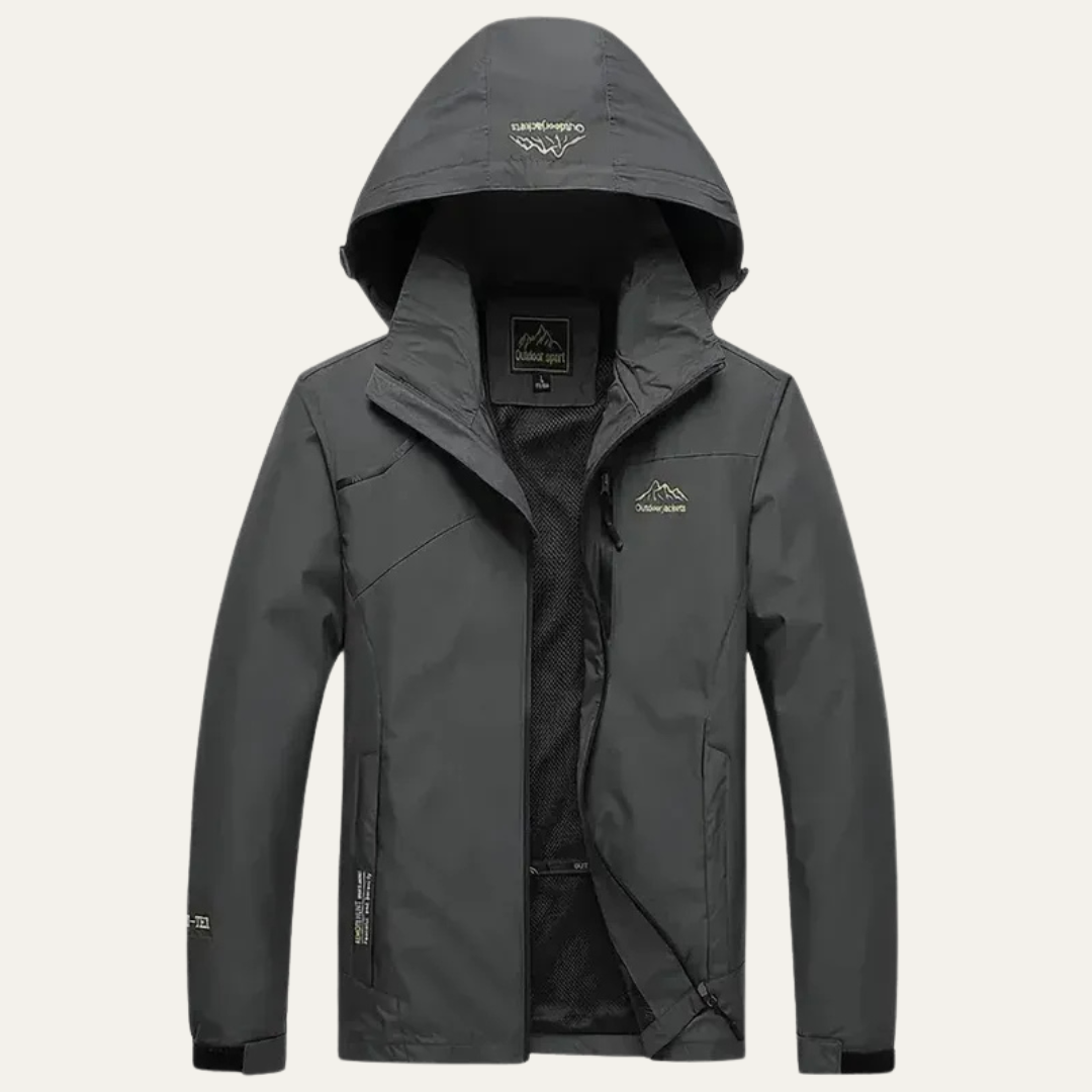 Men’s Waterproof Technical Rain Windbreaker