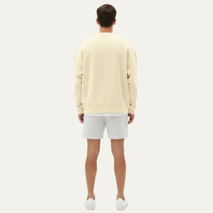Men’s Oversized Crewneck Sweatshirt With Exposed Seam