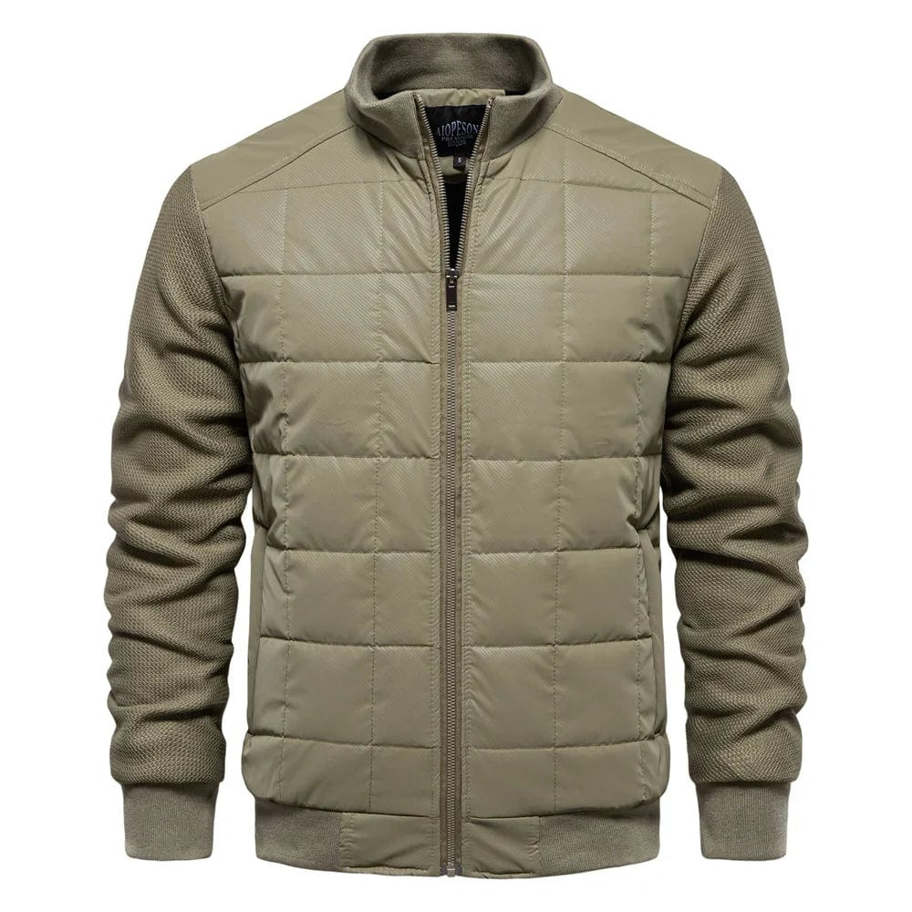 Men’s Quilted Hybrid Full Zip Puffer Jacket