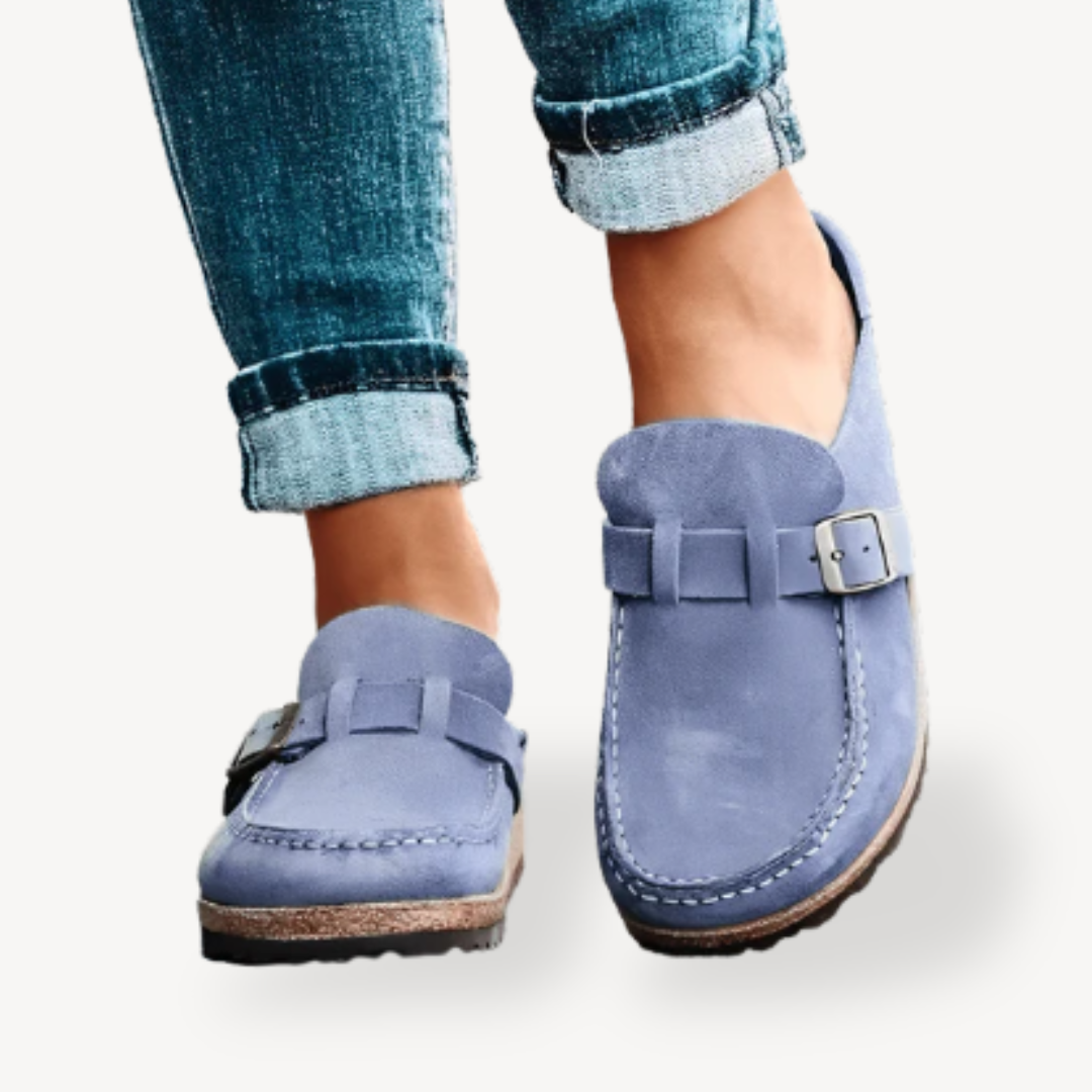 Women's Orthopedic Leather Mules