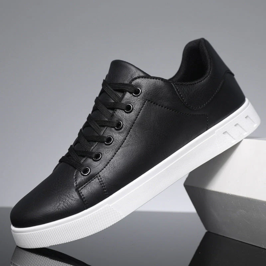 Stylish Leather Lace Up Shoes - Comfortable Casual Wear