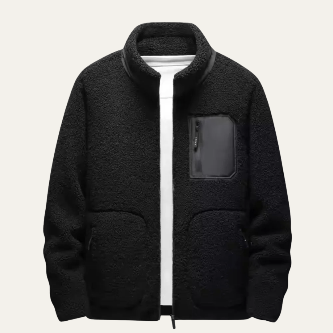 Men’s Warm Cozy Full Zip Fleece Jacket