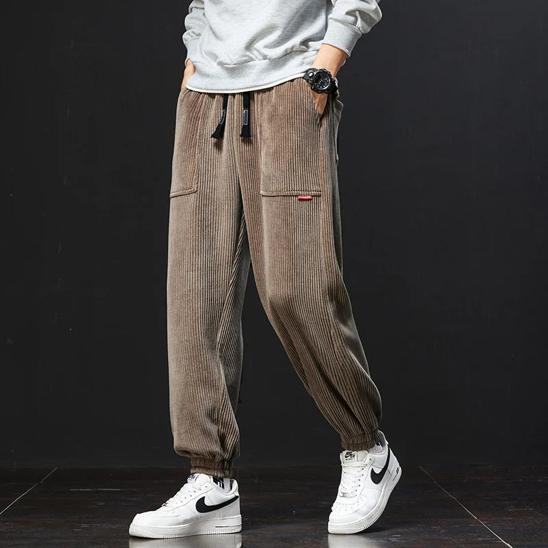 Comfortable Textured Jogger Pants
