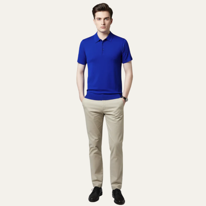 Men’s Refined Knit Polo Shirt