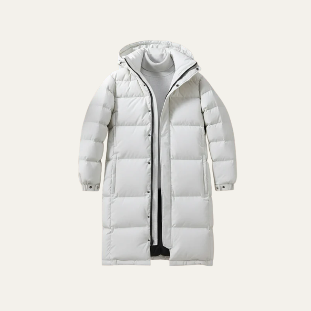 Men’s Insulated Long Quilted Puffer Coat