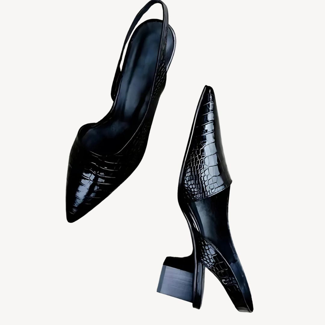 Orthopedic Women's Crocodile Pumps