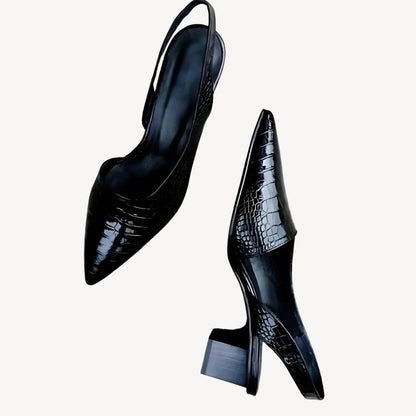 Orthopedic Women's Crocodile Pumps