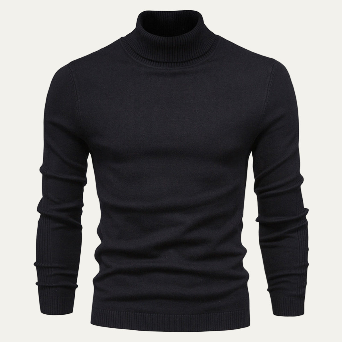 Men’s Modern High Collar Turtleneck Sweater