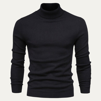 Men’s Modern High Collar Turtleneck Sweater