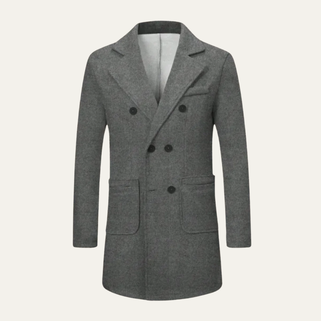 Men’s Double-Breasted Peacoat