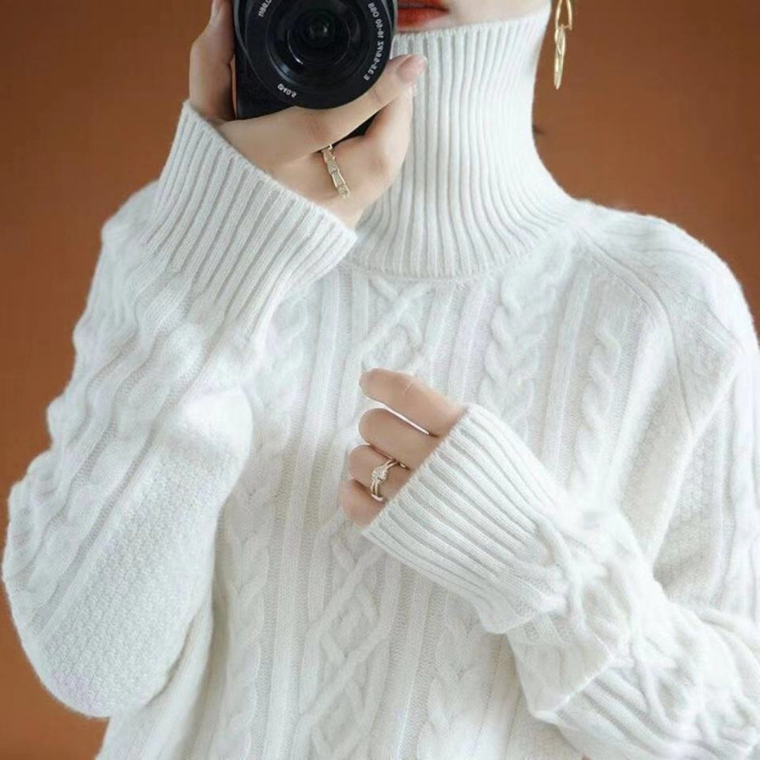 Judy | Women's Knitted Sweater | Turtleneck | Warm