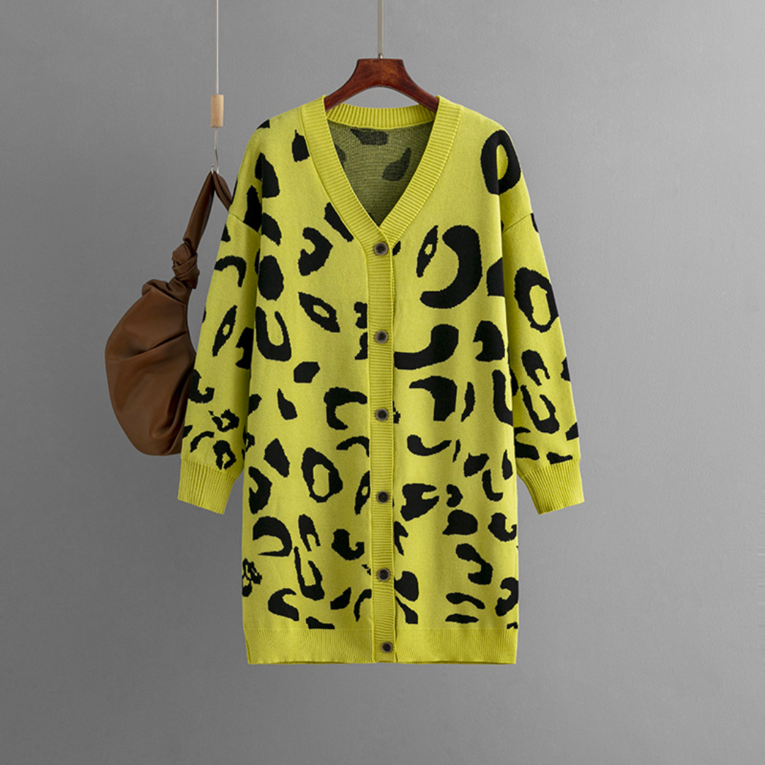 Soft Leopard Cardigan for Women