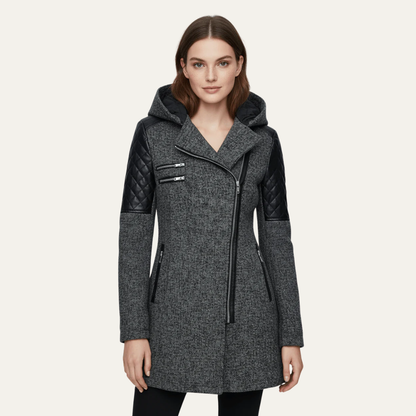Women’s Mid-Length Moto Coat