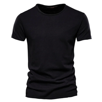 Men's Classic Anti-Sweat T-Shirt – Slim-fit Breathable Cotton Crew Neck
