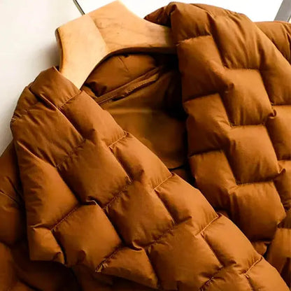 Hazel - Stylish Quilted Down Coat for Women