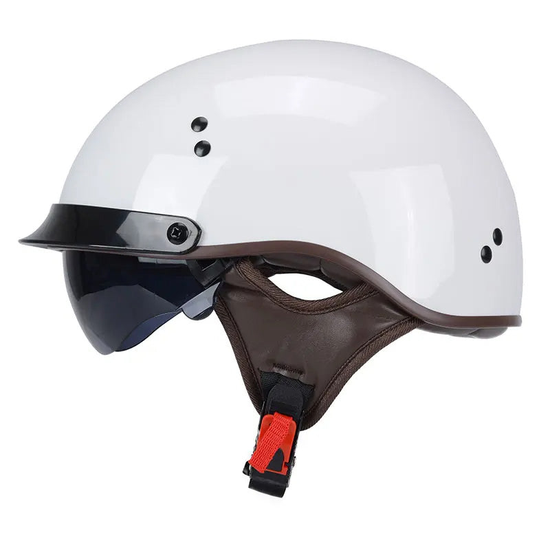 Sporty Motorcycle Helmet With Anti UV Shield Visor