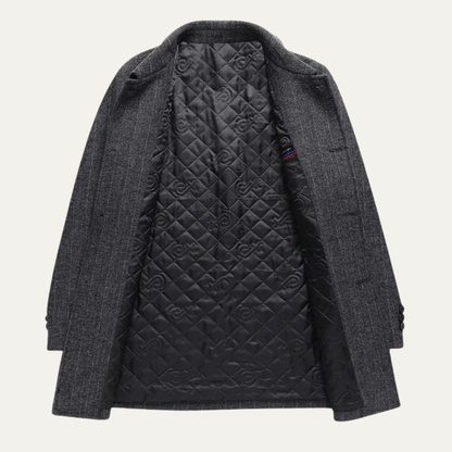 Men’s Classic Single-Breasted Coat