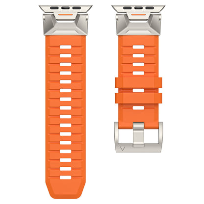 Colorful Rubber Leather Strap For Apple Watch