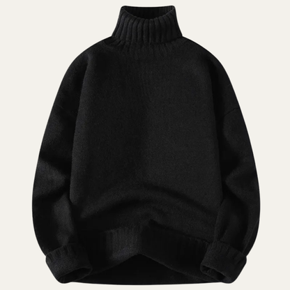 The Aosta Men’s Soft Knit Warm Turtleneck Jumper