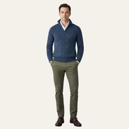 Men’s Textured Quilted Bomber Jacket