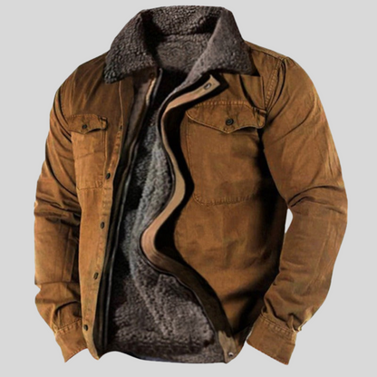 Men’s Sherpa Collar Workwear Jacket