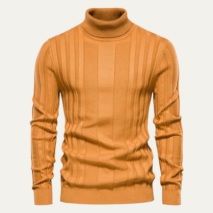 The Dumbarton Men's Slim Fit Knit Turtleneck Jumper
