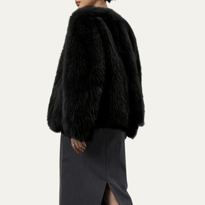 Women’s Cropped Fur Jacket
