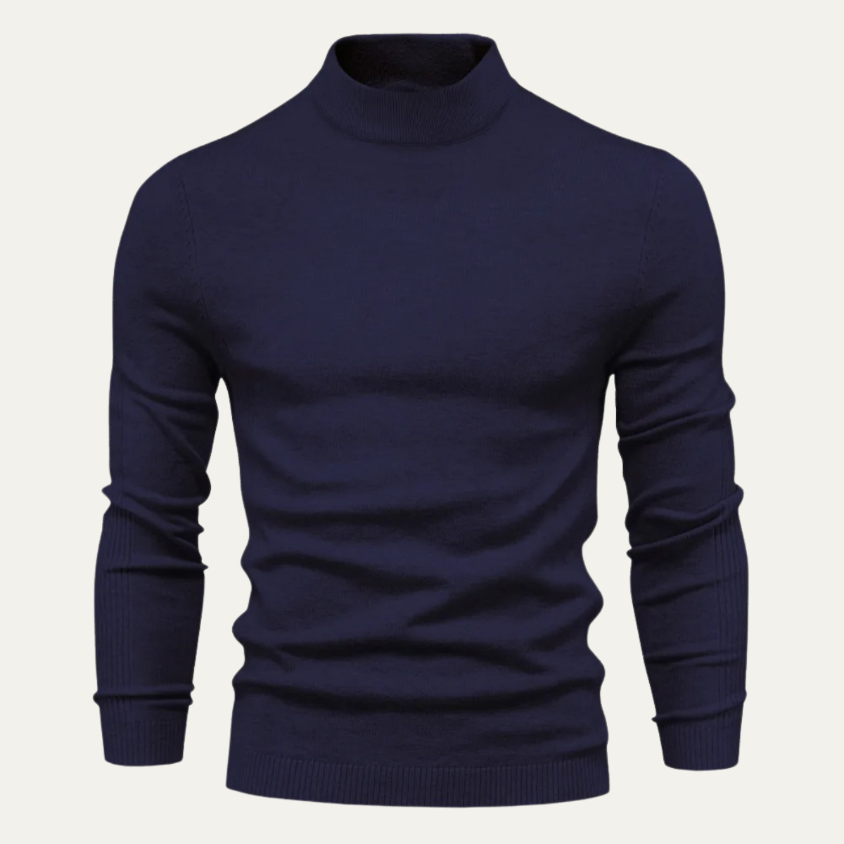 Men’s Mock Neck Light Gauge Pullover