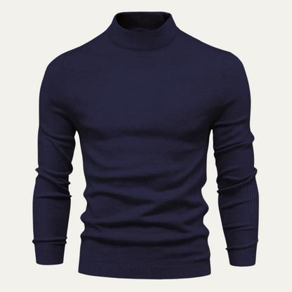 Men’s Mock Neck Light Gauge Pullover