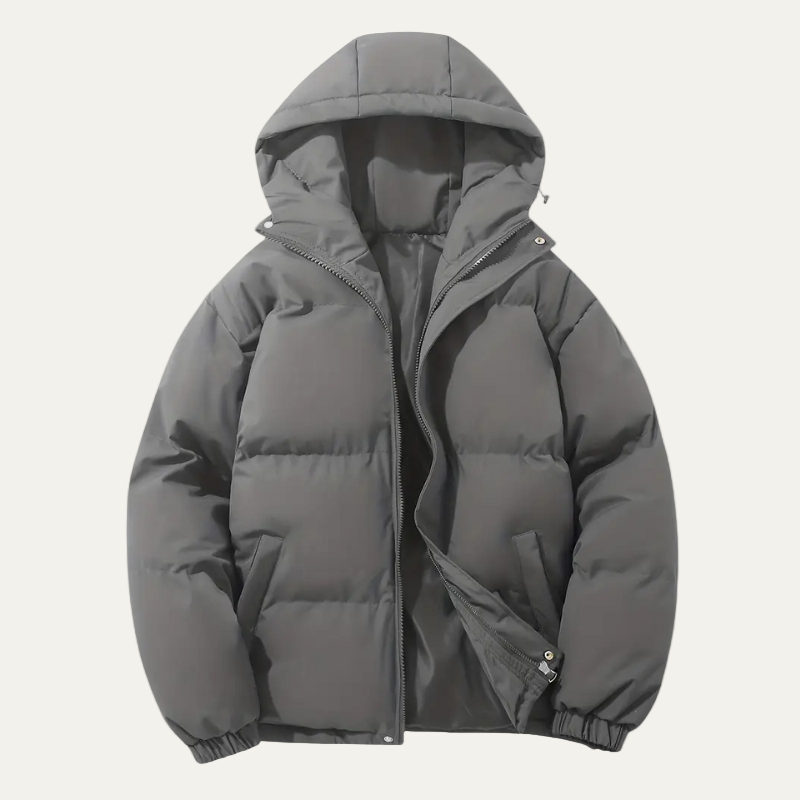 Men’s Oversized Quilted Hooded Puffer Jacket