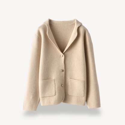 Women's Wool Buttoned Cardigan