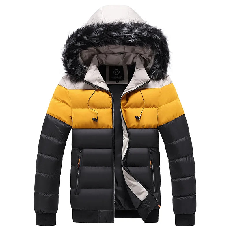 Faux Fur Hooded Thermo-Winter Jacket